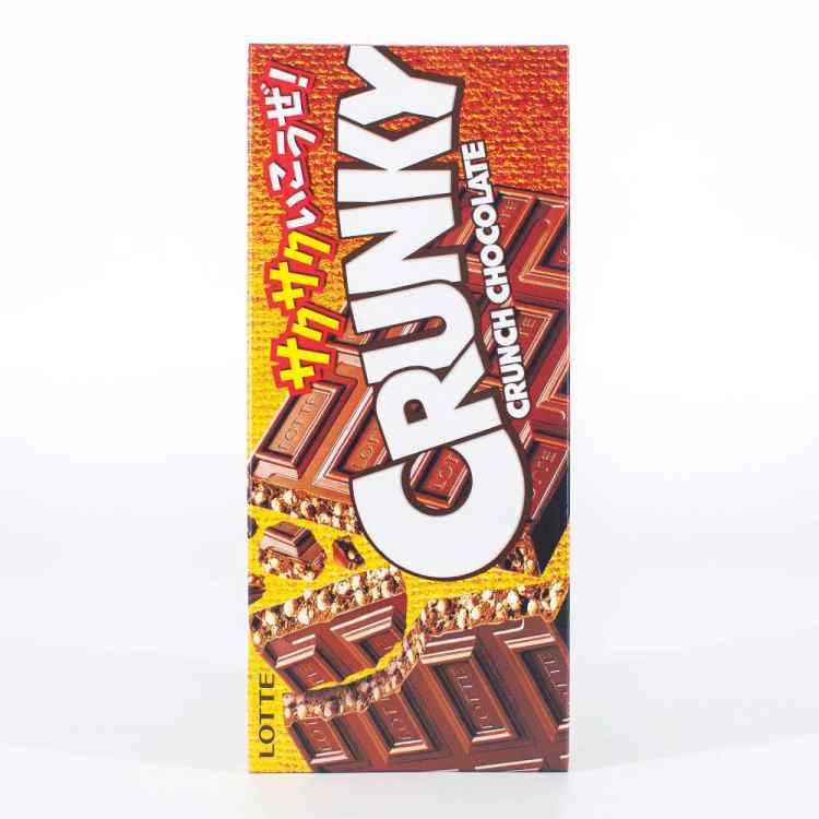 Шоколад хрустящий Crunky Lotte (Япония)