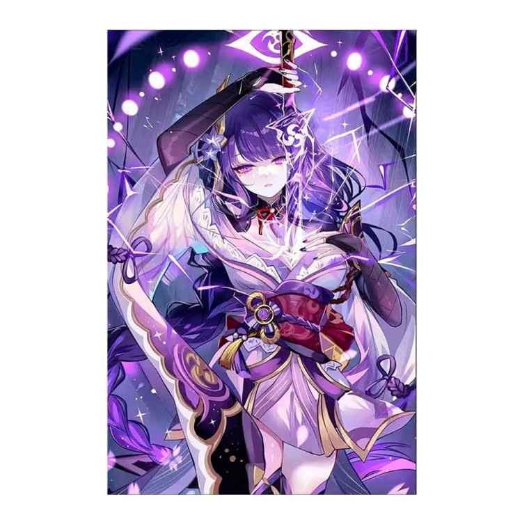 Картина по номерам Paint: Genshin Impact Райден #1 Картина по номерам Paint: Genshin Impact Райден #1