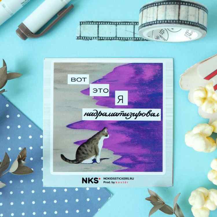 Стикерпак NKS CARD STUDY MEME 2 Стикерпак NKS CARD STUDY MEME 2