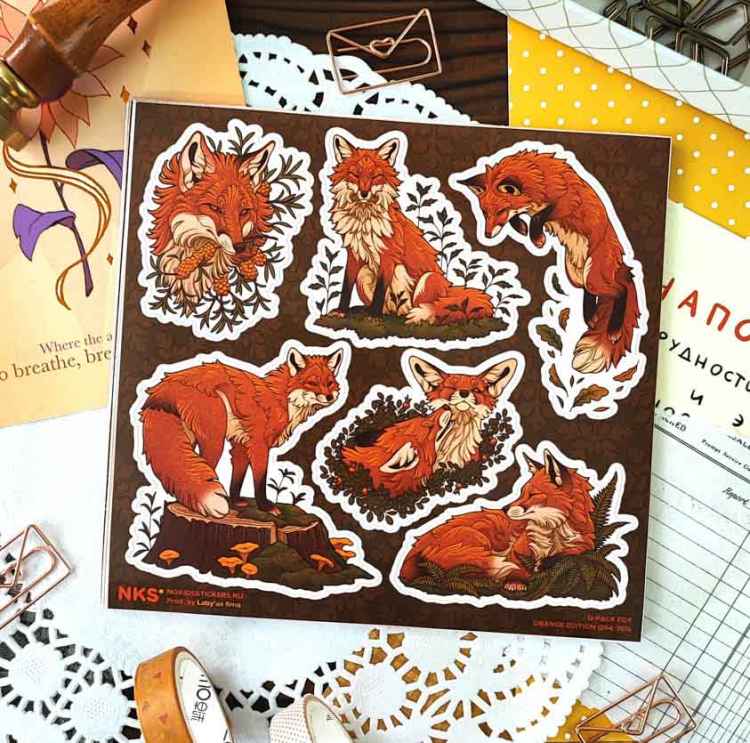 Стикерпак NKS QPACK FOX Стикерпак NKS QPACK FOX