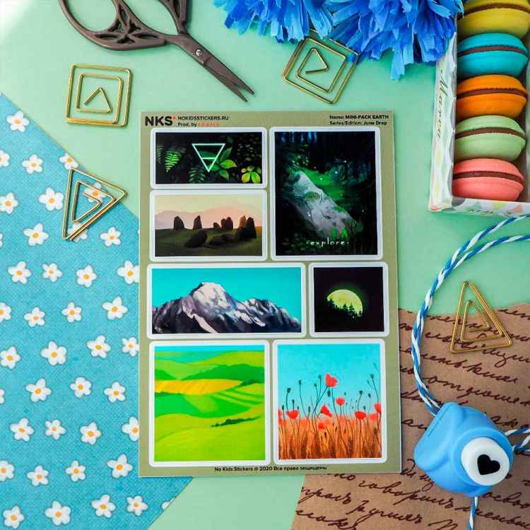 Стикерпак NKS MINI PACK EARTH