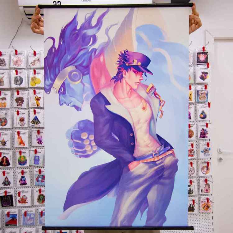 Постер текстильный JoJo's Bizarre Adventure: #4