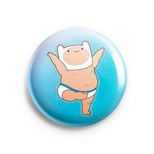 Значок Adventure Time: Мелкий Финн