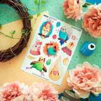 Стикерпак NKS MINI PACK PARROT 1