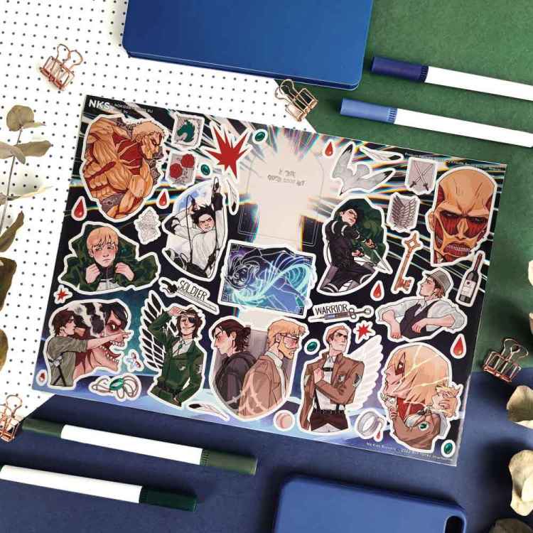 Стикерпак NKS PACK SHINGEKI NO KYOJIN