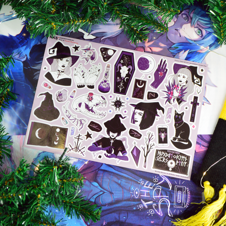 Стикерпак NKS PACK WITCHY 