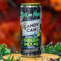 Газированный напиток Candy Can: Рик и Морти кислое яблоко 