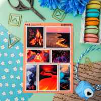 Стикерпак NKS MINI PACK FIRE
