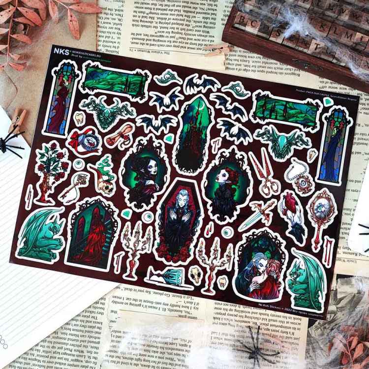 Стикерпак NKS PACK OLD CASTLE