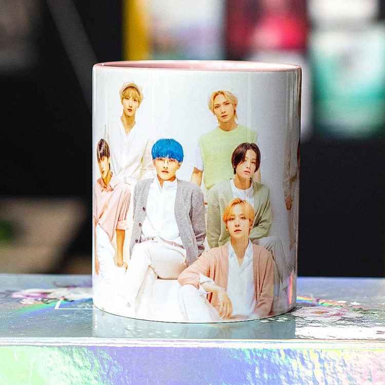Кружка K-POP: Ateez на белом фоне