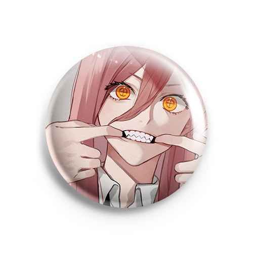 Значок Chainsaw Man: Павер с зубками