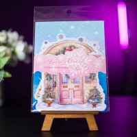 Набор стикеров Snowy Outside: Снег падает за дверью