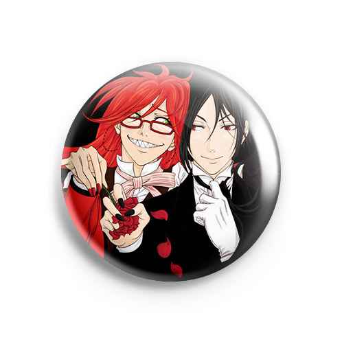 Значок Black Butler: Грелль и Себастьян