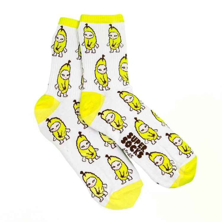 Носки SuperSocks "Banana Cat" белый