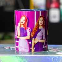 Кружка K-POP: MamaMoo на фиолетовом фоне