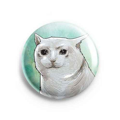 Значок Meme: Sad Cat 