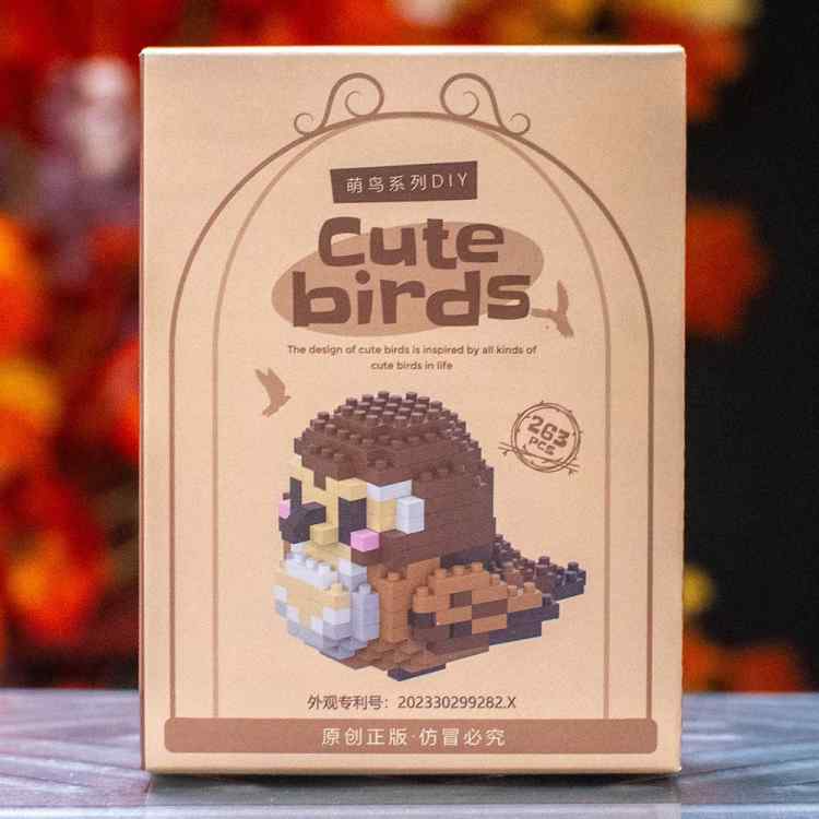 Конструктор Bricks Cute birds: Воробей 8919