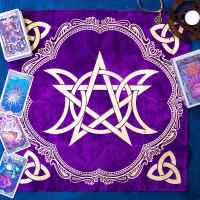 Скатерть для гаданий: Wicca (фиолетовая)