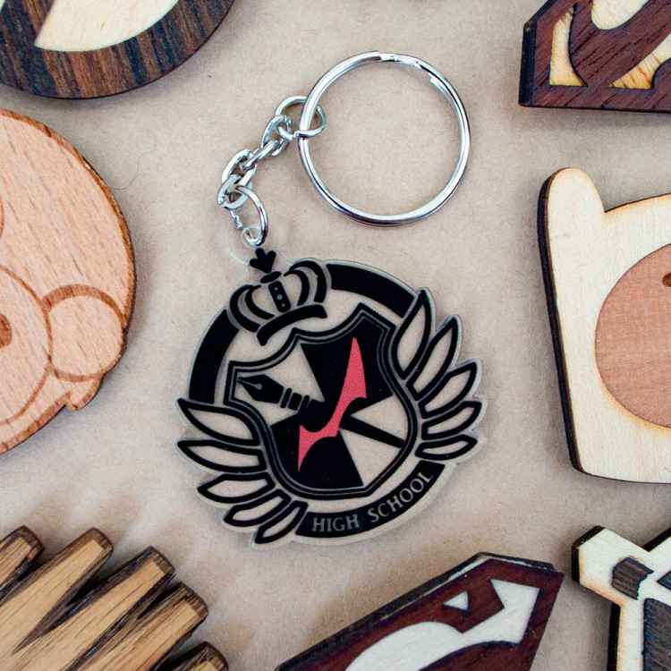 Брелок акриловый Danganronpa: Школа