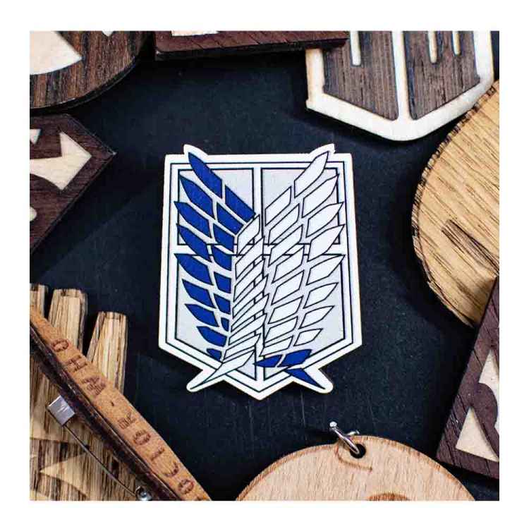Значок деревянный: AoT: Крылья свободы J108