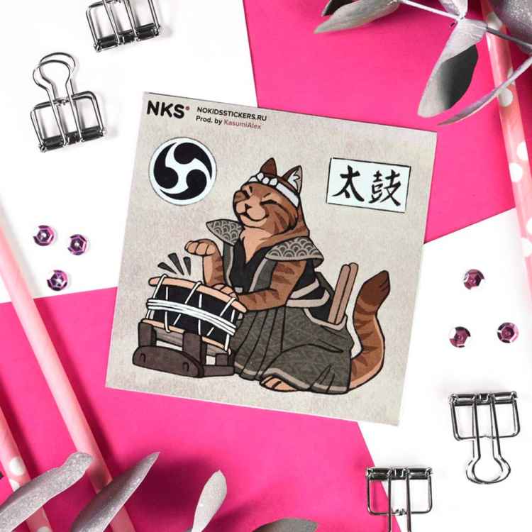 Стикерпак NKS CARD TAIKO