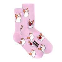 Носки SuperSocks "Кот А паттерн": Фиолетовый