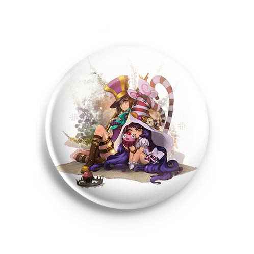 Значок League of Legends: Кейтлин и Лулу