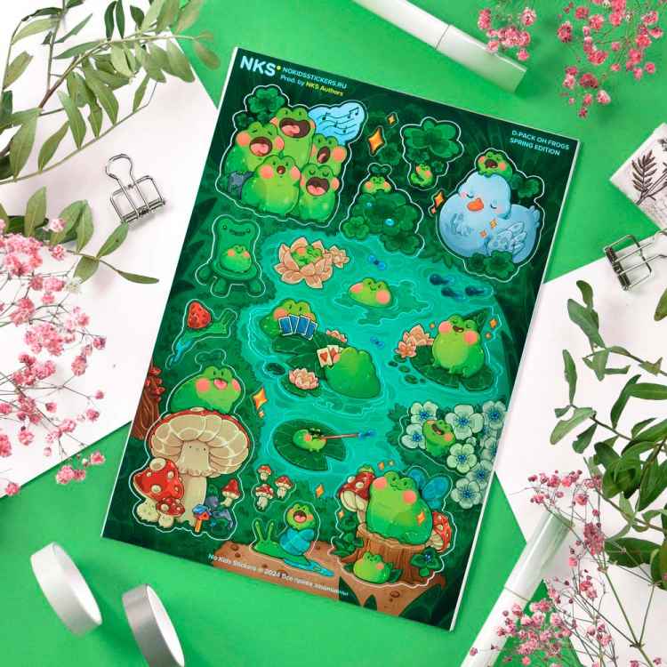 Стикерпак NKS D-PACK OH FROGS