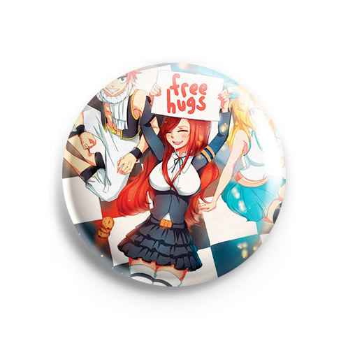 Значок Fairy Tail: Free Hugs