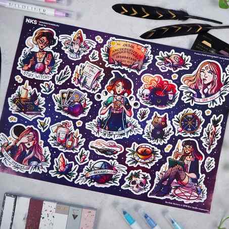 Стикерпак NKS PACK WITCHCRAFT
