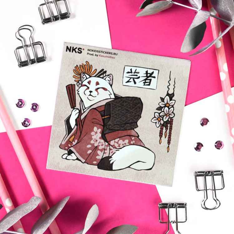 Стикерпак NKS CARD GEISHA