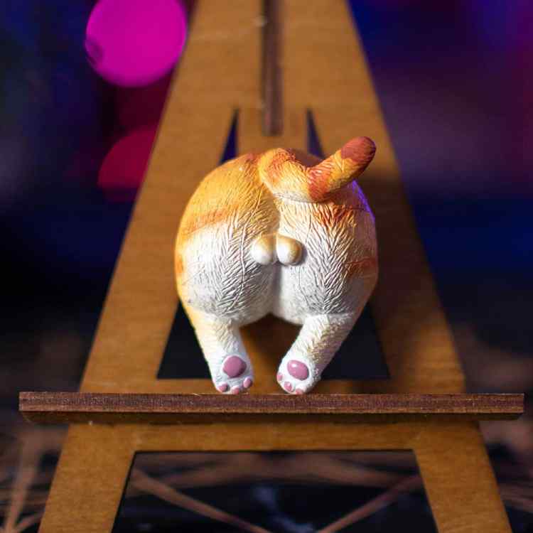 Фигурка магнит Кошачья булка: Рыжая 