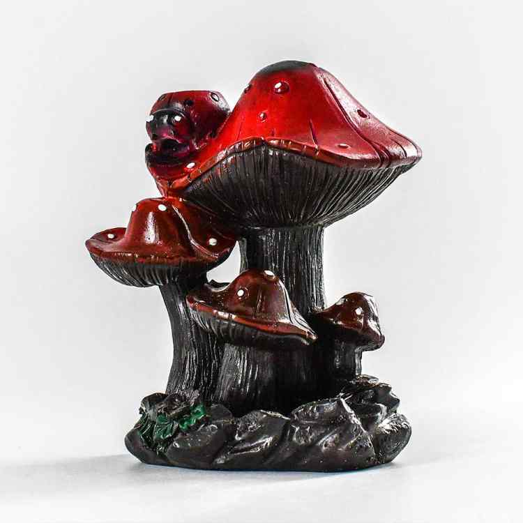 Подставка для благовоний "Дымный водопад": Мухоморы