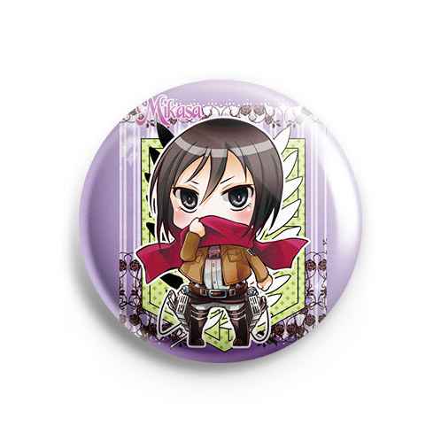 Значок Attack on Titan: Микаса #2