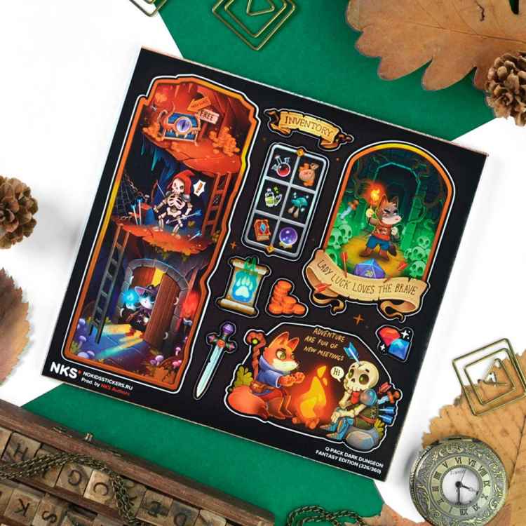 Стикерпак NKS QPACK DARK DUNGEON Стикерпак NKS QPACK DARK DUNGEON