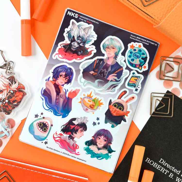 Стикерпак NKS MINI PACK ZZZ 2 Стикерпак NKS MINI PACK ZZZ 2