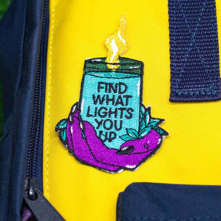 Нашивка "Find what lights you up"