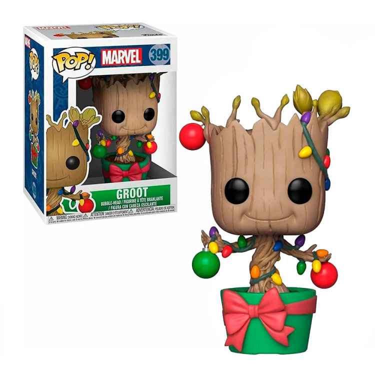 Фигурка Funko POP Guardian of  the Galaxy: Грут с гирляндами #399