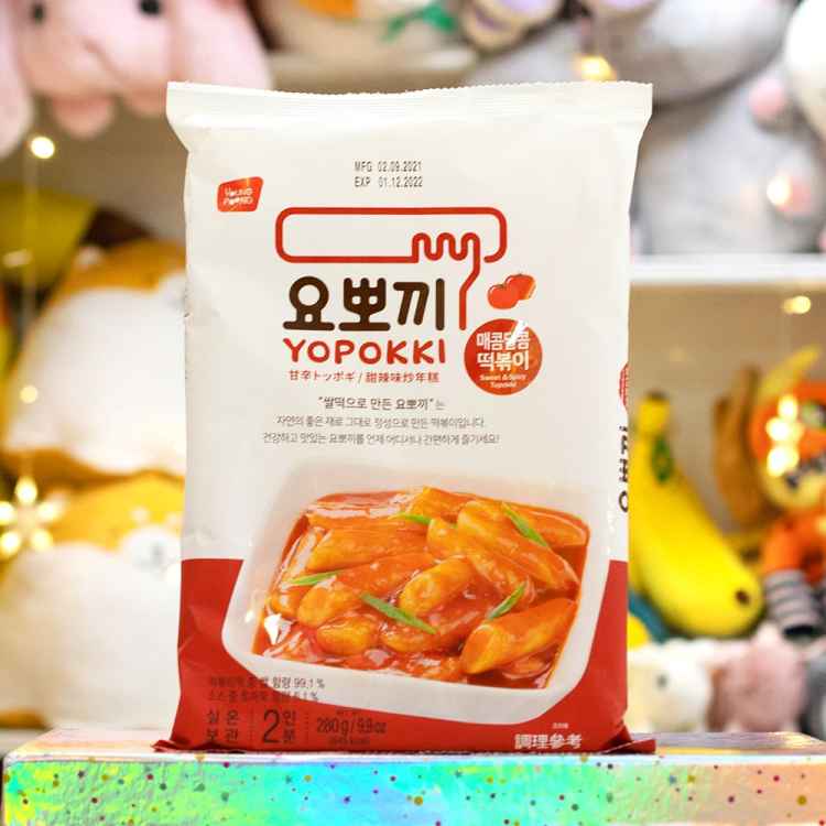 CHEESE YOPOKKI рисовые палочки токпокки с остро-сладким соусом
