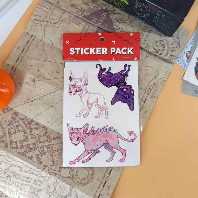 Стикерпак NKS MINI PACK 14 cats
