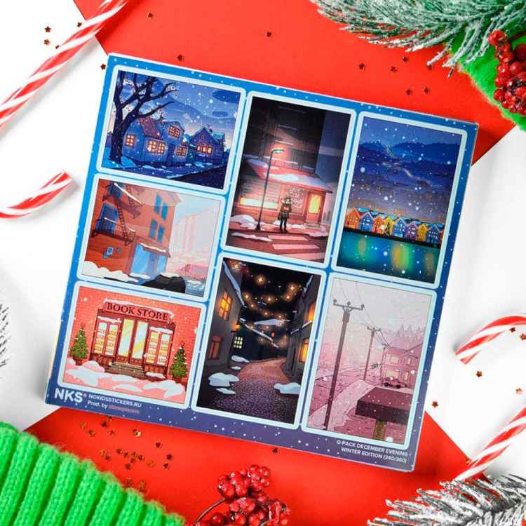 Стикерпак NKS QPACK DECEMBER EVENING Стикерпак NKS QPACK DECEMBER EVENING