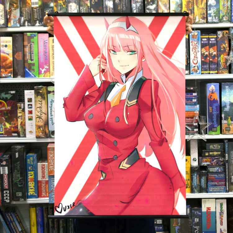 Постер текстильный Darling in the Franxx #6
