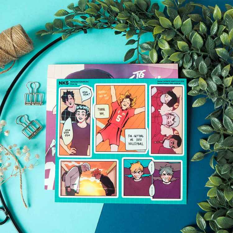 Стикерпак NKS QPACK HAIKYUU 2 Стикерпак NKS QPACK HAIKYUU 2