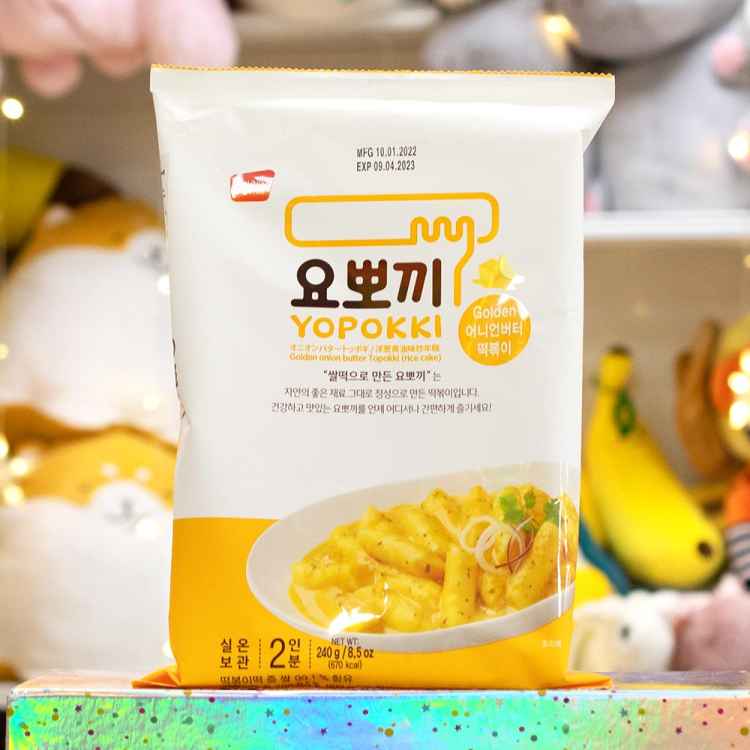 CHEESE YOPOKKI рисовые палочки токпокки со сливочно-луковым соусом
