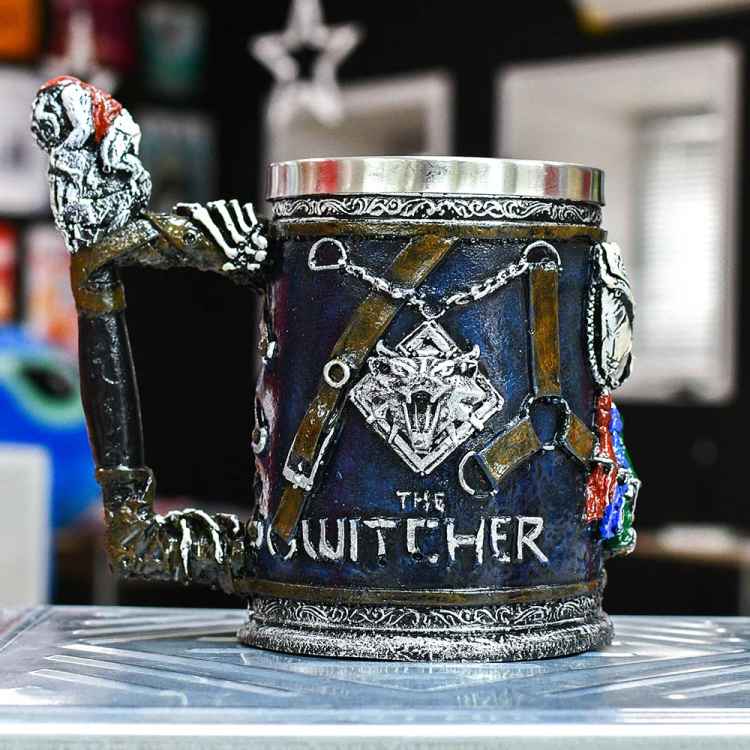 Фигурная кружка Din Graal: Witcher: Школа кота