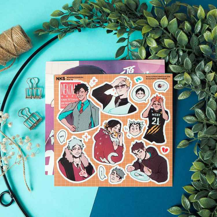 Стикерпак NKS QPACK HAIKYUU 3 Стикерпак NKS QPACK HAIKYUU 3