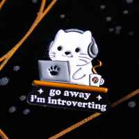 Пин Cats Cult: Go away im introverting