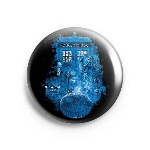 Значок Doctor Who: Тардис #2
