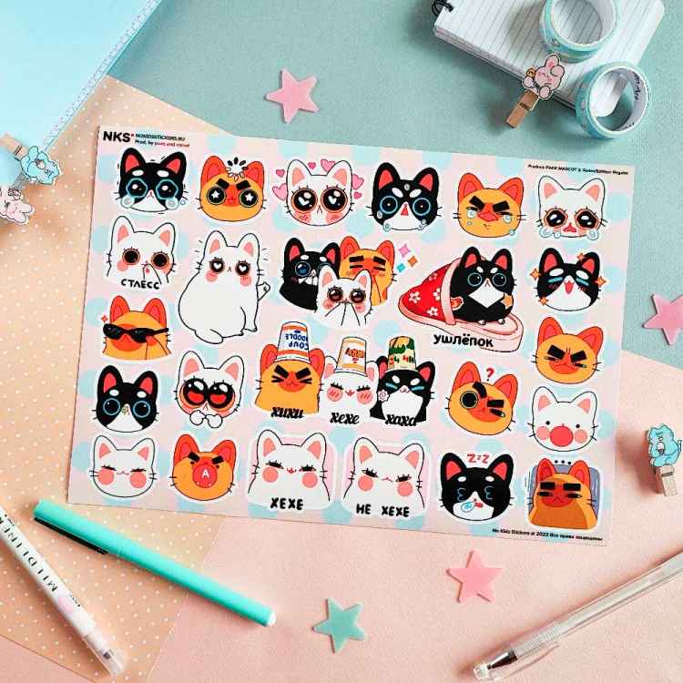 Стикерпак NKS PACK MASCOT 2