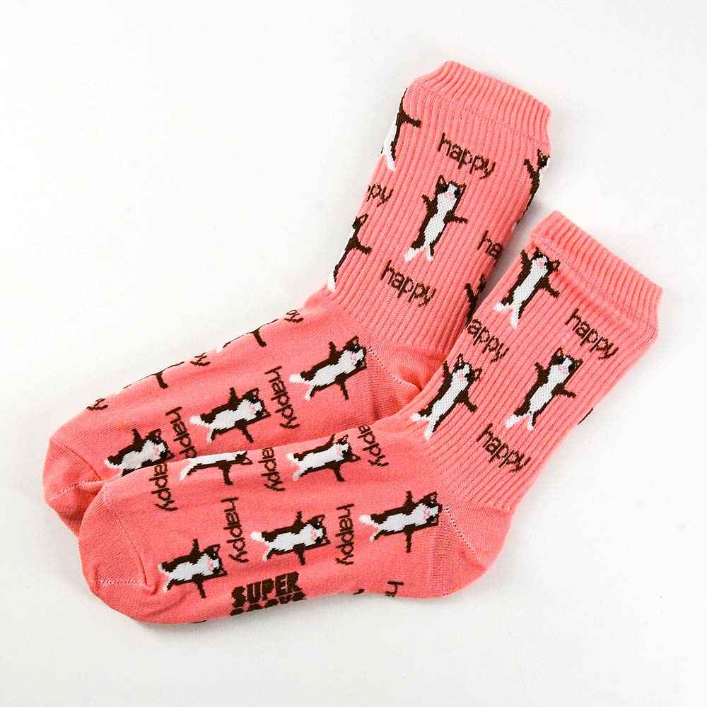 Носки SuperSocks "Happy Cat": Розовый